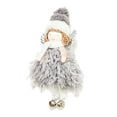 thumbnail image 1 of Muñeco de Ángel de Navidad Cateissary Accesorios de Decoración para el Hogar Gris, 1 of 6