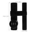 thumbnail image 2 of AURARMLET 1Set Combination Drawer Lock Metal Cabinet Lock with Password Setting for Home Use 4.3x2.5x1in, 2 of 8