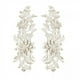 thumbnail image 1 of 4x 2 Apliques de Encaje, Parches de Bordado Floral, Parches de Encaje, Adornos de Tela de Encaje para Costura, Decoración Artesanal, Vestido de Novia 4 piezas, 1 of 8