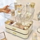 thumbnail image 4 of Organizador de maquillaje MIUOPUR con cajones apilables, color crema, 4 of 6