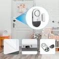 thumbnail image 3 of Unique Bargains Door Alarm Sensor, 3 Pack 125dB Door Window Open Alarm Sensor, Black Silver Tone, 3 of 6