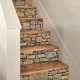 thumbnail image 5 of 18X Murales Pegatinas de Escalera 3D Calcomanía de Pared - Paisaje Vintage Pegatinas de Elevador Escalera del Paso Azulejo Mural Pelar Y Desmontable Pegatinas de Pared, 5 of 6