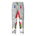 thumbnail image 2 of Disketp Merry Christmas Gnome1 for Teenagers' Pajama Pants ,Lounge Pants Teen joggers Ideal for Home, School, or Sports-XS(5-6), 2 of 6