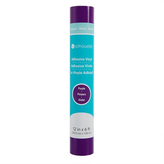 Silhouette Glossy Permanent Vinyl - 12" - Purple