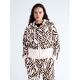 thumbnail image 2 of Scoop Women’s and Women’s Plus Full Zip Hoodie, Sizes XS-4X, 2 of 6
