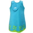 thumbnail image 3 of Princess Poppy Trolls Costume for Women – Blue Felt A-Line Dress with Green Eyelet Dress for Halloween Cosplay, 3 of 7