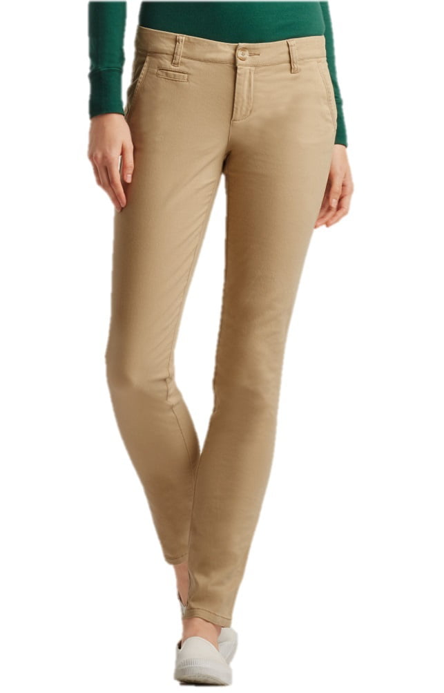 Aeropostale - Aeropostale Womens Skinny Khaki Pants - Walmart.com ...