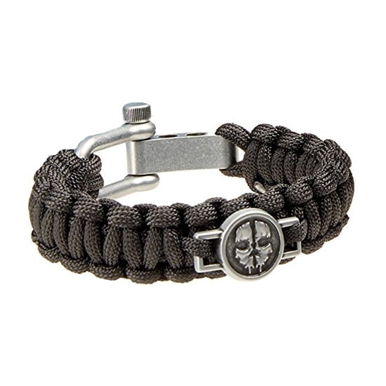 Activision Call of Duty Ghosts Tactical Versatile Paracord Strap Bracelet Black Walmart