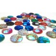 thumbnail image 2 of CA557 - 100 pcs Assortment of Mermaid Fish Scales Resin Carved Embellishment Cabochons - 16mm - 8 Colors!, 2 of 5