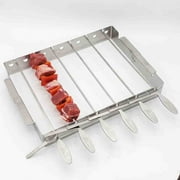 BBQ Dragon Domino Style Kabob Skewer and Rack Set for Grills