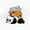 1pcs, variant on Panda Rabbit Hamster Cute Sleeping Animals Pyramid Stack Sticker
