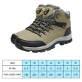 thumbnail image 3 of Botas de montaña Mujer Hombre Felpa Antideslizantes Invierno Forro Piel Nieve ( 44) Caqui DQrwqpou Tenis De Mujer Tenis De Hombre, 3 of 8