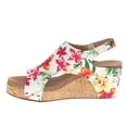 thumbnail image 3 of Corkys Womens Carley Floral Studded Wedge Slingback  Casual Shoes, 3 of 5