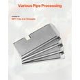 thumbnail image 2 of VEVOR Threading Machine Dies, 1"-2" NPT Pipe Dies(4 Packs), Right-Handed HSS Pipe Threading Dies, Fit VEVOR Split-Type Machines, RIDGID Universal Die Heads 504A, 711, 713, 811A, 815A, 816, 817, 842, 2 of 9