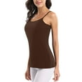 thumbnail image 6 of Charmo Women's Cami Cotton Adjustable Spaghetti Strap Built in Bra Tank Tops for women, 6 of 6