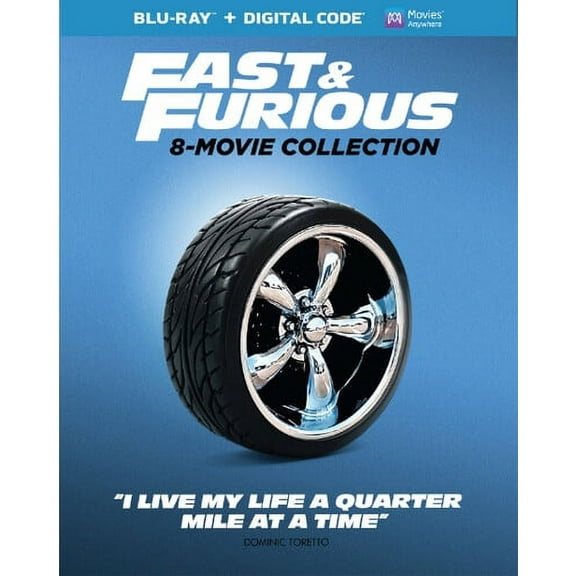 Fast & Furious: 8-Movie Collection (Blu-ray   Digital Copy)