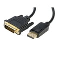 thumbnail image 2 of DisplayPort to DVI Video Adapter Cable 6Ft 1080p, DP to DVI-D Male to Male for Monitor, Projector, HDTV, 2 of 6