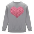 thumbnail image 4 of PNTUTB Men's Valentine's Day Fashion Print Casual Long Sleeve Crew Neck Pullover Loose Comfortable Sweatshirts, 4 of 6