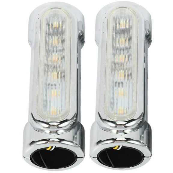 Motorcycle Led Highway Bar Switchback Driving Light/Turn Signal Light For (Silver)