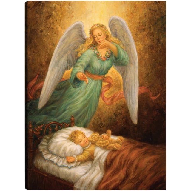 Cuadro Decorativo - Ángel 12 Jr Impresión en canvas, estrechado.