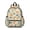 Dinosaur and Leaf, variant on Dinosaur and Leaf Beige Pattern Backpack for School, Cute School Bag with Adjustable Shoulder Straps and Padded Back, 13.4"x11"x4.7"