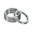 thumbnail image 1 of Unique Bargains 25mm Metal O Rings, 4 Pack 304 Stainless Steel Round Rings for Hardware Bags, 1 of 7