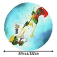 thumbnail image 5 of Duck Dodgers-Theme Round tablecloth has an iconic print, fits most tables, and is easy to care for perfect gifts for fans friends and family.diameter60''(152cm), 5 of 5