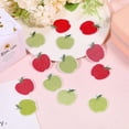 thumbnail image 4 of 20 parches termoadhesivos bordados en rojo y verde para reparar ropa., 4 of 7