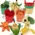 thumbnail image 1 of Plush Toy– Cute & Huggable Mini Stuffed Fruit Look Key Ring for Backpacks & Gifts, 1 of 8
