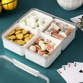 Refrigerator Storage Box with Lid Plastic Food Storage Container