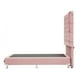 thumbnail image 4 of Box Base Cama Matrimonial + Cabecera Capri Palo de Rosa Dicasa  Dante, 4 of 8