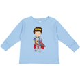 thumbnail image 3 of Inktastic Prince, King, Knight, Sword, Crown, Brown Hair Boys Long Sleeve Toddler T-Shirt, 3 of 5