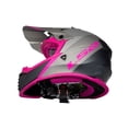 thumbnail image 3 of LS2 Gate Launch MX Offroad Helmet Matte Silver/Gray/Pink 3XL, 3 of 4