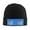 Black, variant on Bavarian-Flag Beanie Hat Knit Hat Skull Cap for Men Women Winter Hat Deep Heather