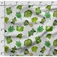 thumbnail image 2 of Soimoi Veggies Printed, Cotton Fleece, Fabric by The Yard Sewing DIY Stretch Fabric 56 Inches Wide, WarmFabric for Hats, Coats, Gloves, Blankets, Green & White, 2 of 5