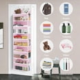 thumbnail image 2 of GADE over the door storage organizer, 5 pockets, 10 mesh pockets, 44 lbs capacity - for bedroom, bathroom, nursery, 2 of 5