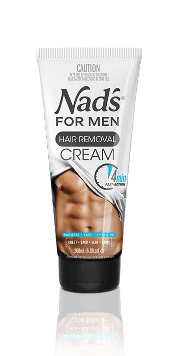 Nad's for Men Hair Removal Cream for Body, 6.8 oz