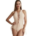 thumbnail image 2 of YTDSCS Womens One Piece Swimsuits Bathing Suit Swimwear Solid color Sport Plus Size Swimwear Slimming Bikini, 2 of 9