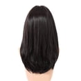 thumbnail image 2 of Black Medium To Long Layered Straight Hair Wig For Women, Natural Daily Use, 2 of 4