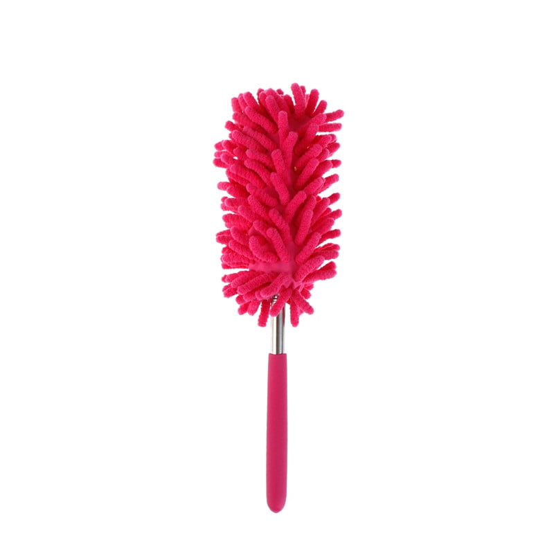 Stretch Extend Microfiber Dust ShanAdjustable Feather Duster Dusting Brush Car ` 