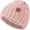 Pink, variant on OZERO Beanies for Women, Knit Polar Fleece Lined Slouchy Warm Womens Hats Winter