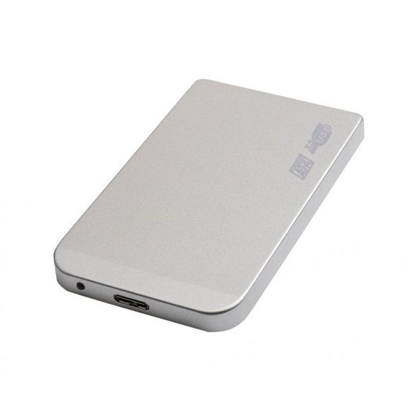 Android to 3.0 Mechanical Hard Disk Metal Black Silver Supports for EXFAT and WIN Systems Silver