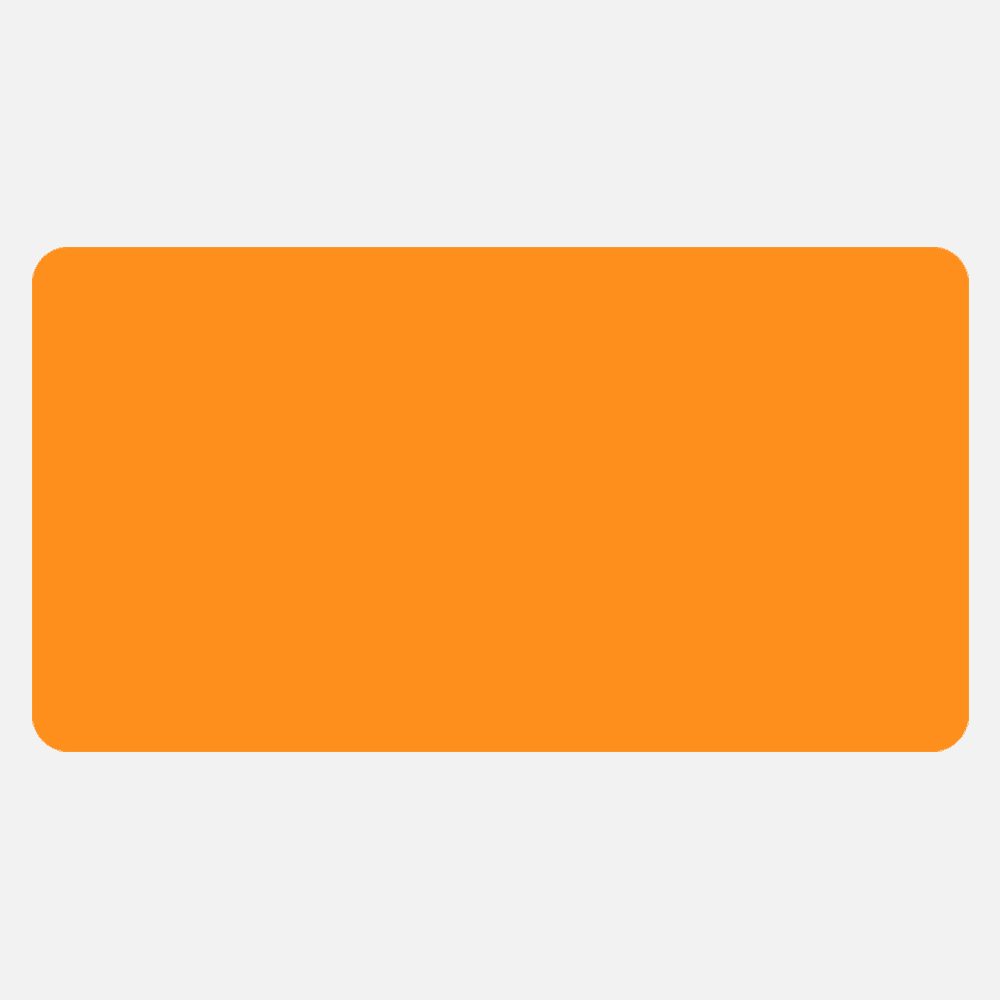 JAM Paper Standard Label Rolls, Rectangle, 1 3/4 x 3 1/4, Neon Orange, 125 Labels/Roll