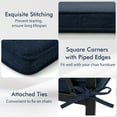 thumbnail image 6 of GVN Outdoor/Indoor Chair Pads, Seat Cushions,Outdoor Chair Cushion Set of 2 Waterproof Fade-Resistant Olefin Seat Cushions-Navy, 6 of 9