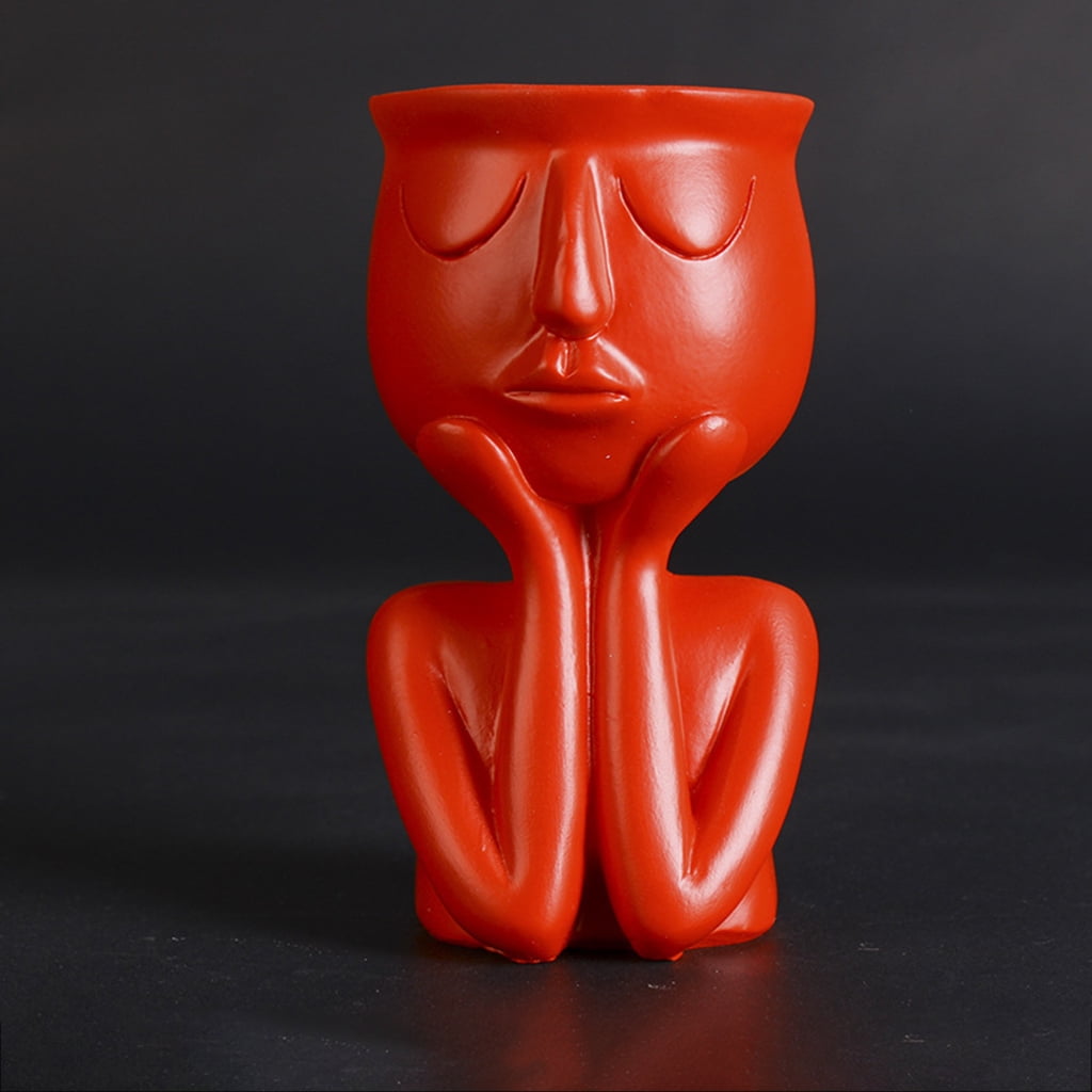Humanoid Flower Pot Art Crafted Hand Rest Face Planter Imitation Flowerpot Tools Humanoid Flower Pot Humanoid Flower Pot Art Crafted Hand Rest Face Planter Imitation Flowerpot Tools Humanoid Flower Pot