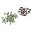 thumbnail image 1 of Rongfmy 20 Ensembles Rivets Turquoise en Plastique pour Sac Bricolage Cuir Vert Clair, 1 of 6