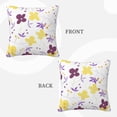 thumbnail image 3 of ZICANCN Fashion Floral Illustration Throw Pillow Covers, Bed Couch Sofa Knit Decorative Pillow Covers for Living Room Farmhouse, 16"x16", 3 of 8