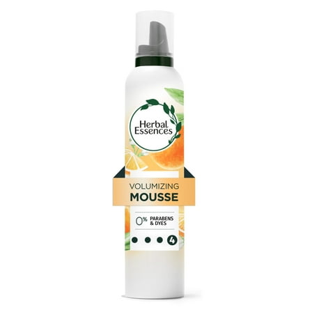 Herbal Essences Volumizing Mousse, Weightless Volume, All Day Hold Mousse for Fine Hair, 6.8 fl oz
