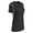 Black/White, variant on Legacy 2-Button Softball Jersey - BLACK BODY, WHITE BODY - M
