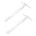 thumbnail image 4 of EIGTHTAIL Règle Carrée Architecte Échelle de Dessin Forme de Mesure Double Règle Triangulaire Outils de Dessin Menuiserie Aluminium, 4 of 8